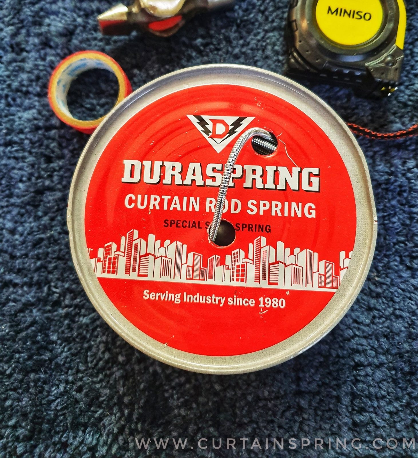 DURASPRING Steel Curtain Spring Wire 50ft 15mtr - Buy Directly From Manufacturer — view 9
