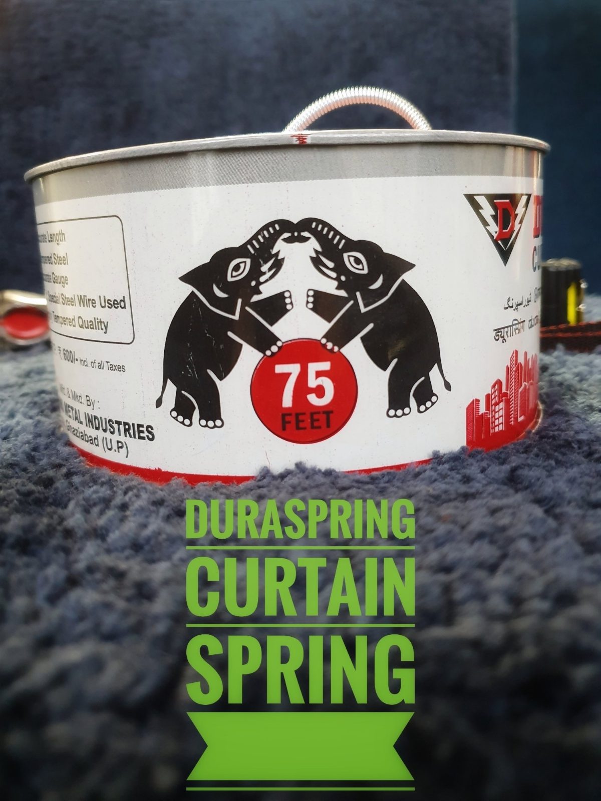 DURASPRING Steel Curtain Spring Wire 50ft 15mtr - Buy Directly From Manufacturer — view 8