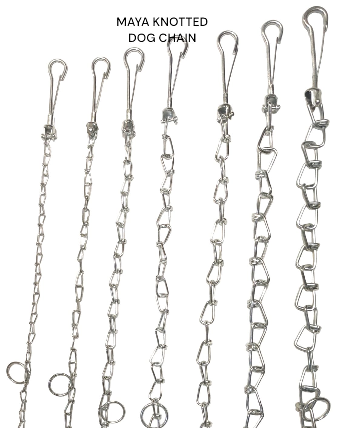 MAYA Knotted Dog Chain – Most Popular,  Iron, Multiple Sizes — view 6