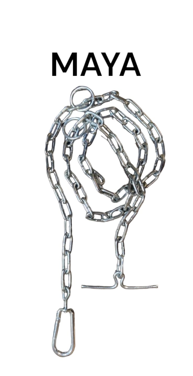 MAYA Welded Dog Chain with Snap Hook – Super Zinc Coated MS — view 4