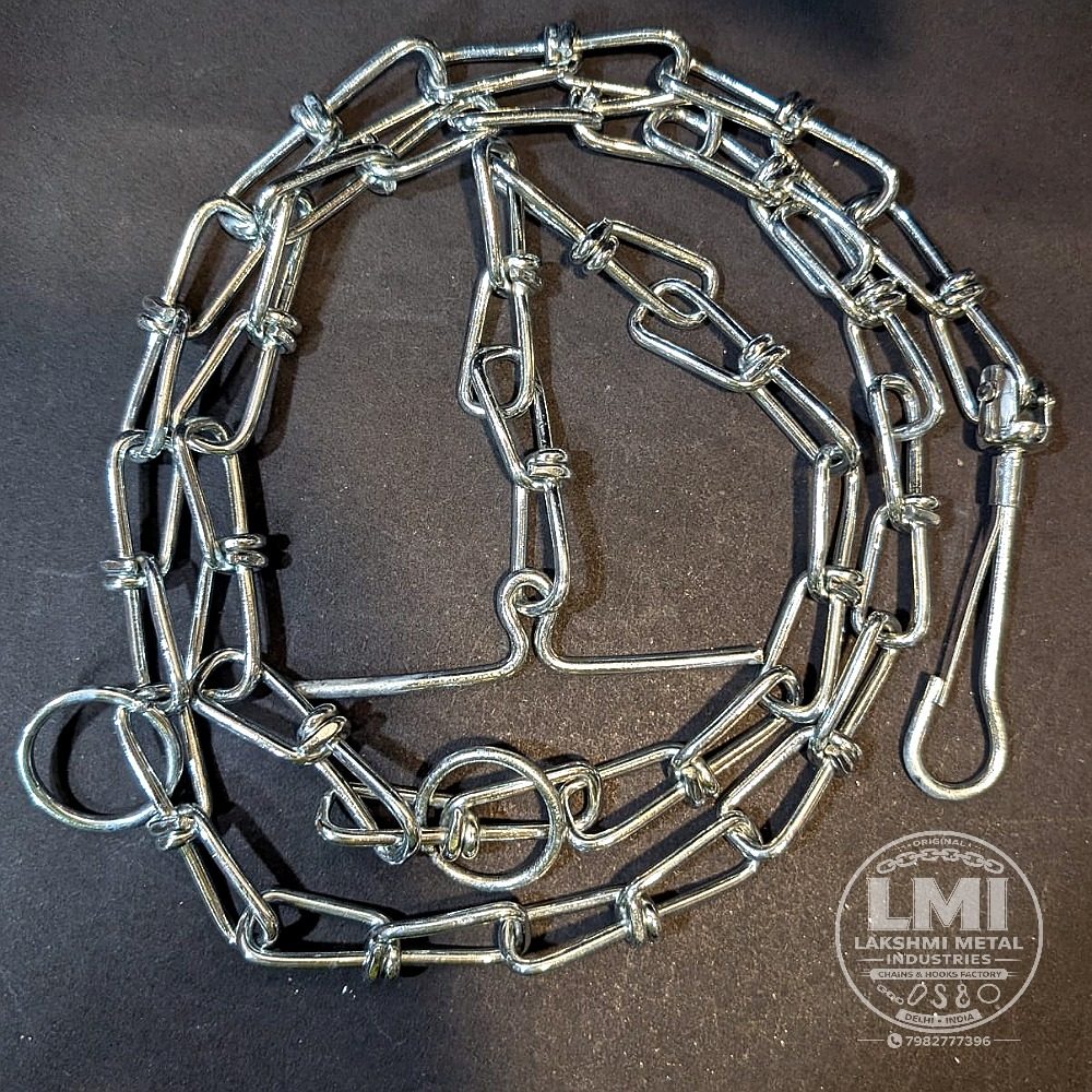 ZEE Long Link Knotted Dog Chain – Super Zinc Coated MS, Bulk in super zinc coated ms dog chain — manufacturer and wholesale supplier in Delhi NCR