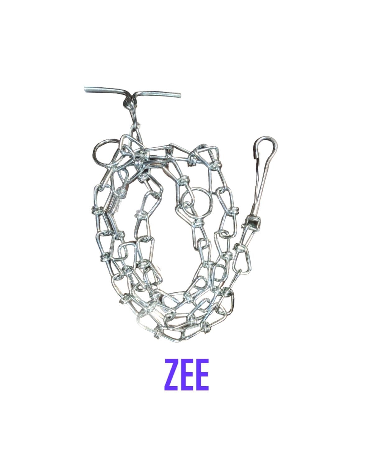 ZEE Long Link Knotted Dog Chain – Super Zinc Coated MS, Bulk — view 2