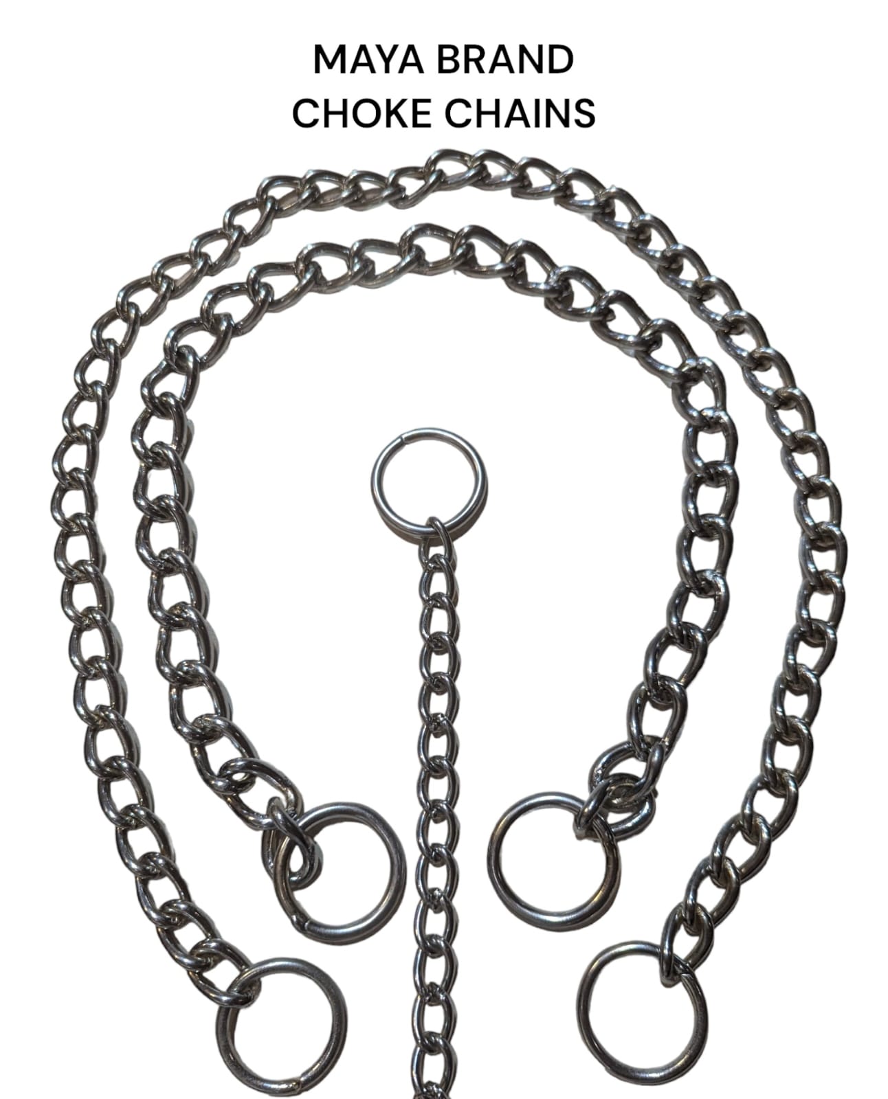 RAJAT Choke Chain Collar – CP/SS Finish — view 3