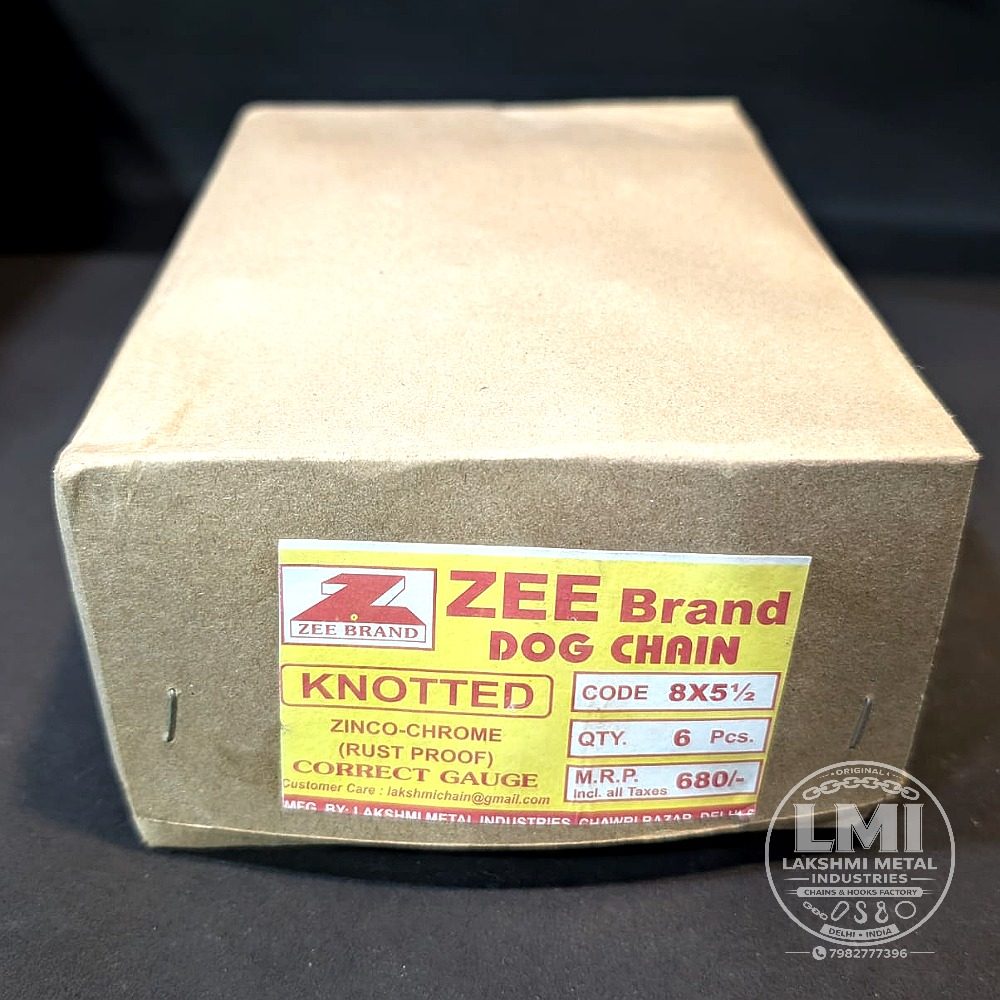ZEE Long Link Knotted Dog Chain – Super Zinc Coated MS, Bulk — view 4